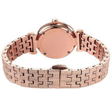 Buy Shop Emporio Armani Gianni T Bar Quartz Rose Gold Dial Rose Gold Steel Strap Watch For Women - AR11342 USA Online