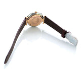 Buy Shop Emporio Armani Gianni T-Bar Quartz Silver Dial Brown Leather Strap Watch For Women - AR11061 USA Online