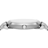Buy Shop Emporio Armani Gianni T-Bar Quartz Silver Dial Silver Steel Strap Watch For Women - AR11445 USA Online