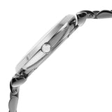 Buy Shop Emporio Armani Gianni T-Bar Quartz Silver Dial Silver Steel Strap Watch For Women - AR11445 USA Online