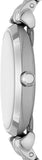 Buy Shop Emporio Armani Gianni T-Bar Quartz Silver Dial Silver Steel Strap Watch For Women - AR11445 USA Online