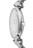 Buy Shop Emporio Armani Gianni T-Bar Quartz Silver Dial Silver Steel Strap Watch For Women - AR11445 USA Online