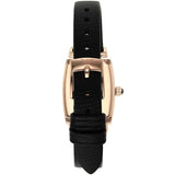 Buy Shop Emporio Armani Gianni T Bar Quartz White Dial Black Leather Strap Watch For Women - AR11408 USA Online