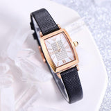 Buy Shop Emporio Armani Gianni T Bar Quartz White Dial Black Leather Strap Watch For Women - AR11408 USA Online
