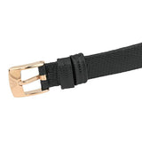 Buy Shop Emporio Armani Gianni T Bar Quartz White Dial Black Leather Strap Watch For Women - AR11408 USA Online