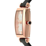 Buy Shop Emporio Armani Gianni T Bar Quartz White Dial Black Leather Strap Watch For Women - AR11408 USA Online