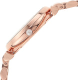 Buy Shop Emporio Armani Gianni T-Bar Quartz White Dial Rose Gold Steel Strap Watch For Women - AR11267 USA Online