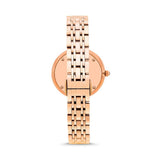 Buy Shop Emporio Armani Gianni T-Bar Quartz White Dial Rose Gold Steel Strap Watch For Women - AR11267 USA Online