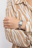 Buy Shop Emporio Armani Gianni T-Bar Quartz White Dial Silver Steel Strap Watch For Women - AR11405 USA Online