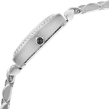 Buy Shop Emporio Armani Gianni T-Bar Quartz White Dial Silver Steel Strap Watch For Women - AR11405 USA Online