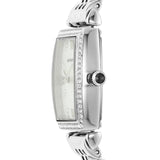 Buy Shop Emporio Armani Gianni T-Bar Quartz White Dial Silver Steel Strap Watch For Women - AR11405 USA Online