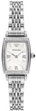 Buy Shop Emporio Armani Gianni T-Bar Quartz White Dial Silver Steel Strap Watch For Women - AR11405 USA Online