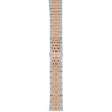 Buy Shop Emporio Armani Gianni T Bar Quartz White Dial Two Tone Steel Strap Watch For Women - AR80035 USA Online
