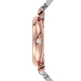 Buy Shop Emporio Armani Gianni T Bar Quartz White Dial Two Tone Steel Strap Watch For Women - AR80035 USA Online