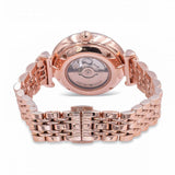 Buy Shop Emporio Armani Gianni T-Bar Silver Dial Rose Gold Steel Strap Watch For Women - AR60023 USA Online