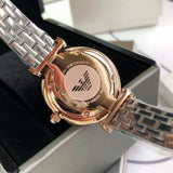 Buy Shop Emporio Armani Gianni T-Bar Silver Dial Two Tone Steel Strap Watch For Women - AR11293 USA Online