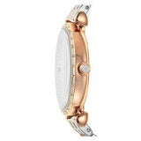 Buy Shop Emporio Armani Gianni T-Bar Silver Dial Two Tone Steel Strap Watch For Women - AR11293 USA Online