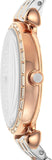Buy Shop Emporio Armani Gianni T-Bar Silver Dial Two Tone Steel Strap Watch For Women - AR11293 USA Online