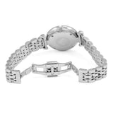 Buy Shop Emporio Armani Gianni T Bar White Crystal Pave Dial Silver Stainless Steel Strap Watch For Women - AR1925 USA Online