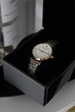Buy Shop Emporio Armani Gianni T Bar White Dial Two Tone Steel Strap Watch For Women - AR8031 USA Online