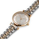 Buy Shop Emporio Armani Gianni T Bar White Dial Two Tone Steel Strap Watch For Women - AR8031 USA Online