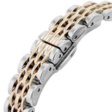 Buy Shop Emporio Armani Gianni T Bar White Mother Of Pearl Dial Two Tone Steel Strap Watch For Women - AR11519 USA Online