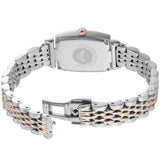 Buy Shop Emporio Armani Gianni T Bar White Mother Of Pearl Dial Two Tone Steel Strap Watch For Women - AR11519 USA Online