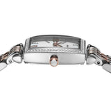 Buy Shop Emporio Armani Gianni T Bar White Mother Of Pearl Dial Two Tone Steel Strap Watch For Women - AR11519 USA Online