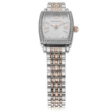 Buy Shop Emporio Armani Gianni T Bar White Mother Of Pearl Dial Two Tone Steel Strap Watch For Women - AR11519 USA Online