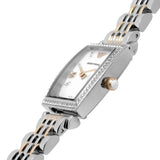 Buy Shop Emporio Armani Gianni T Bar White Mother Of Pearl Dial Two Tone Steel Strap Watch For Women - AR11519 USA Online