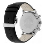 Buy Shop Emporio Armani Gianni White Dial Black Leather Strap Watch For Men - AR0385 USA Online