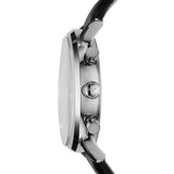 Buy Shop Emporio Armani Gianni White Dial Black Leather Strap Watch For Men - AR0385 USA Online