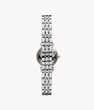 Buy Shop Emporio Armani Gianni White Dial Silver Steel Strap Watch For Women - AR1763 USA Online