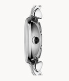 Buy Shop Emporio Armani Gianni White Dial Silver Steel Strap Watch For Women - AR1763 USA Online