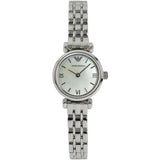 Buy Shop Emporio Armani Gianni White Dial Silver Steel Strap Watch For Women - AR1763 USA Online