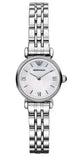 Buy Shop Emporio Armani Gianni White Dial Silver Steel Strap Watch For Women - AR1763 USA Online