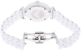 Buy Shop Emporio Armani Giannti T Bar Quartz Mother of Pearl Dial White Steel Strap Watch For Women - AR1485 USA Online