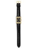 Buy Shop Emporio Armani Gino Black Dial Black Leather Strap Watch for Men - AR11666 USA Online