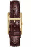 Buy Shop Emporio Armani Gino White Dial Brown Leather Strap Watch for Men - AR11665 USA Online