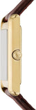 Buy Shop Emporio Armani Gino White Dial Brown Leather Strap Watch for Men - AR11665 USA Online
