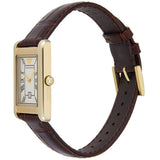 Buy Shop Emporio Armani Gino White Dial Brown Leather Strap Watch for Men - AR11665 USA Online