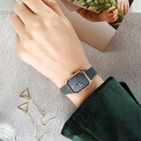 Buy Shop Emporio Armani Gioia Analog Black Mother of Pearl Dial Green Leather Strap Watch For Women - AR11149 USA Online