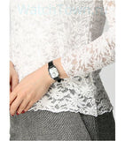 Buy Shop Emporio Armani Gioia Analog Mother of Pearl Dial Black Leather Strap Watch For Women - AR11148 USA Online