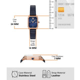 Buy Shop Emporio Armani Gioia Quartz Mother of Pearl Blue Dial Blue Leather Strap Watch For Women - AR11426 USA Online