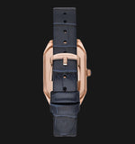 Buy Shop Emporio Armani Gioia Quartz Mother of Pearl Blue Dial Blue Leather Strap Watch For Women - AR11426 USA Online