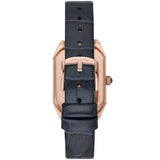 Buy Shop Emporio Armani Gioia Quartz Mother of Pearl Blue Dial Blue Leather Strap Watch For Women - AR11426 USA Online