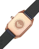 Buy Shop Emporio Armani Gioia Quartz Mother of Pearl Blue Dial Blue Leather Strap Watch For Women - AR11426 USA Online