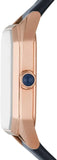 Buy Shop Emporio Armani Gioia Quartz Mother of Pearl Blue Dial Blue Leather Strap Watch For Women - AR11426 USA Online