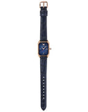 Buy Shop Emporio Armani Gioia Quartz Mother of Pearl Blue Dial Blue Leather Strap Watch For Women - AR11426 USA Online