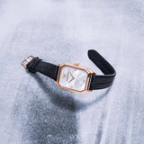 Buy Shop Emporio Armani Gioia Quartz Mother of Pearl Dial Black Leather Strap Watch For Women - AR11390 USA Online